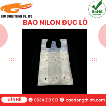 Bao nilon đục lỗ chất lượng cao