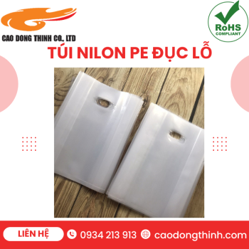 túi nilon PE đục lỗ