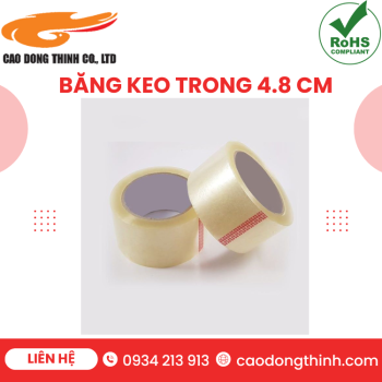 Băng keo trong 4 .8 cm