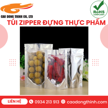 Túi zipper đựng thực phẩm chất lượng cao