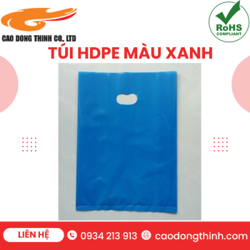 Túi nilon HDPE màu xanh dương