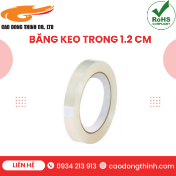 Băng keo trong 1.2 cm