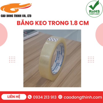 Băng keo trong 1.8 cm