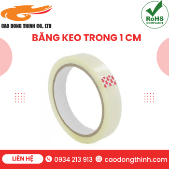 Băng keo trong 1 cm