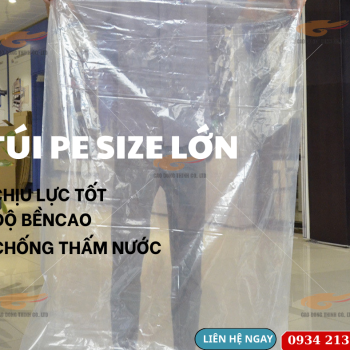 Túi Pe size lớn chất lượng cao