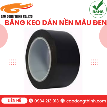 Băng keo dán nền màu đen chất lượng cao