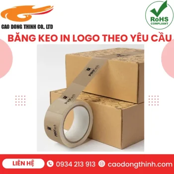 Băng keo in logo theo yêu cầu chất lượng cao