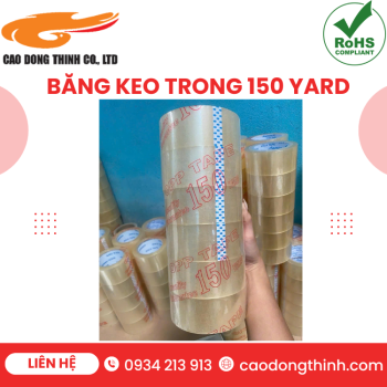 Băng keo trong 150 yard
