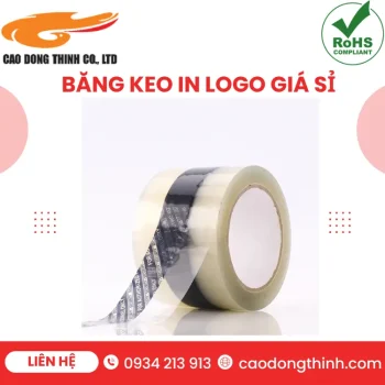 Băng keo in logo giá sỉ chất lượng cao