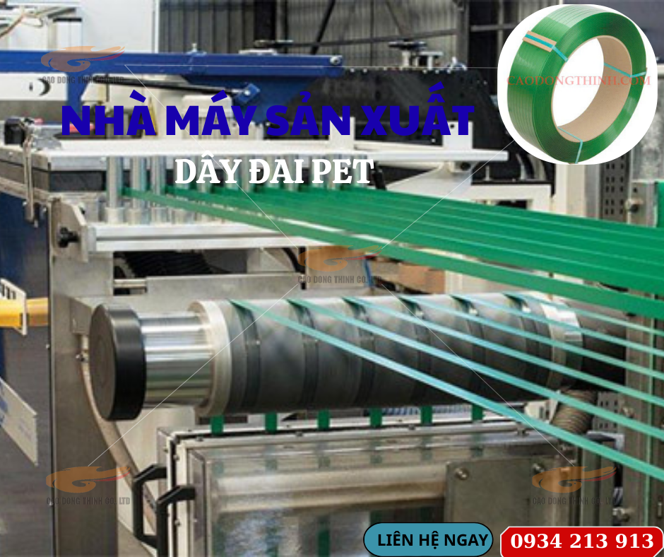 Nhà máy sản xuất dây đai PET chất lượng cao