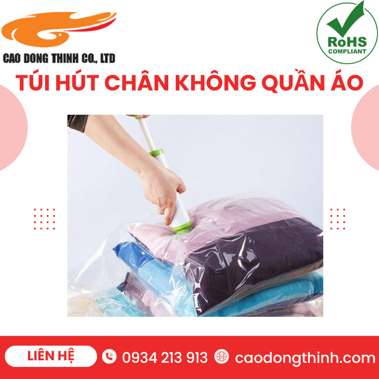 Túi hút chân không đựng quần áo chất lượng cao