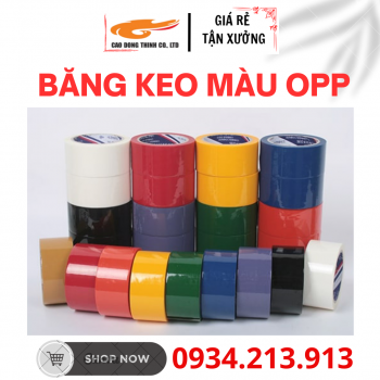 BĂNG KEO MÀU OPP