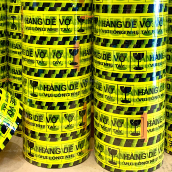 băng keo in chữ hàng dễ vỡ chất lượng cao