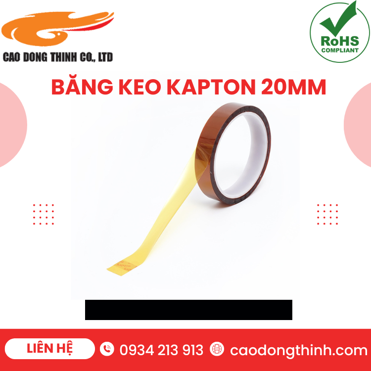 BĂNG KEO KAPTON CAO ĐÔNG THỊNH