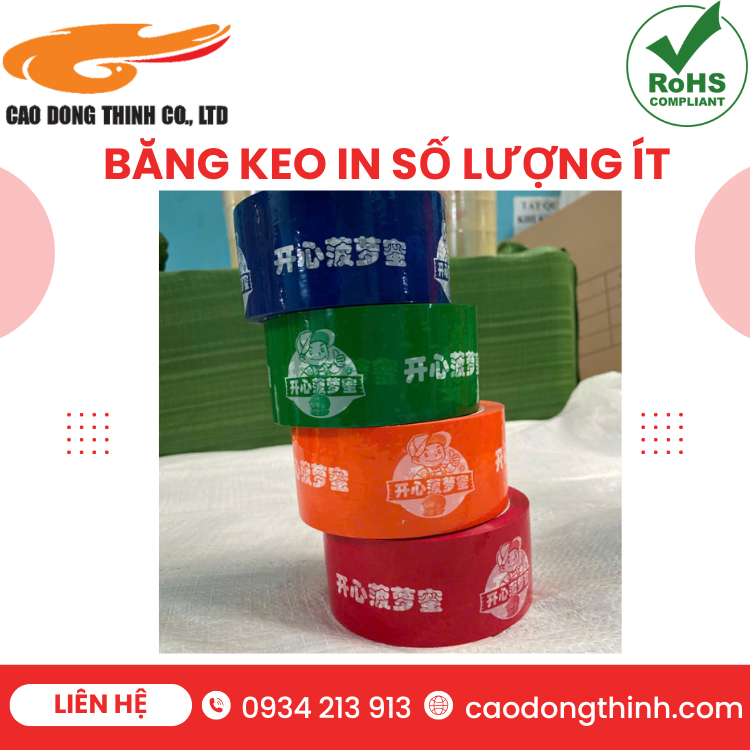in băng keo số lượng ít
