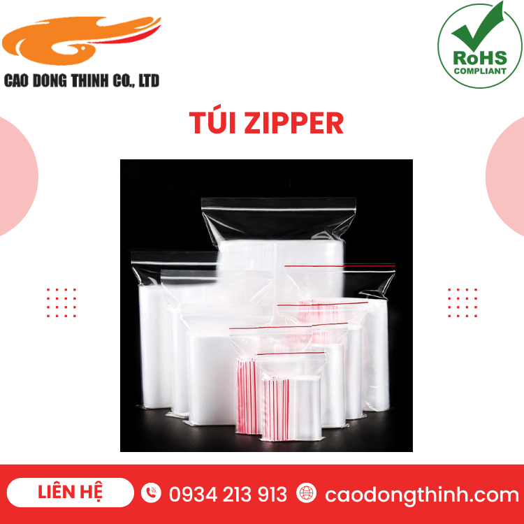 túi ziper chất lượng cao