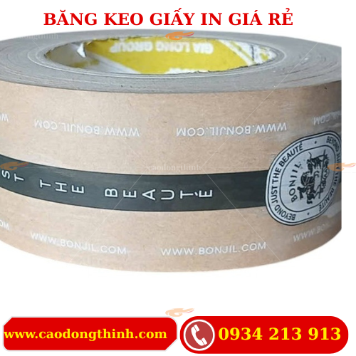 BĂNG KEO GIẤY IN GIÁ RÈ