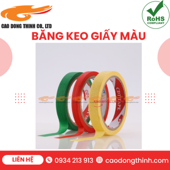 BĂNG KEO GIẤY MÀU