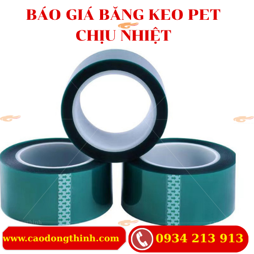 Cập nhật báo giá băng keo PET mới nhất năm 2026