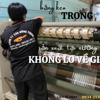 công ty sản xuất băng keo trong giá sỉ