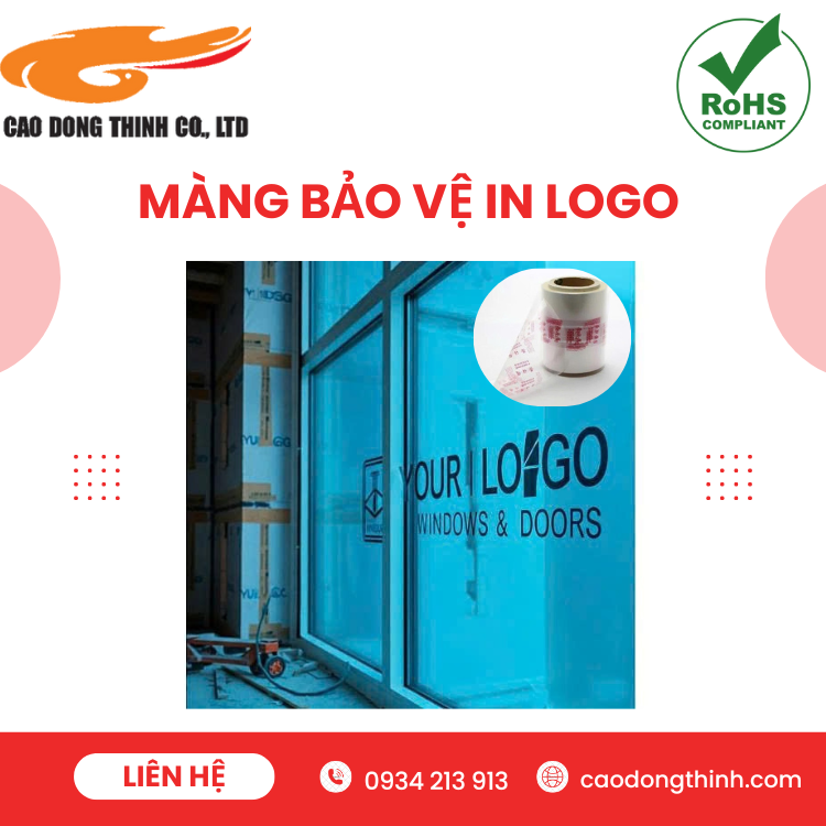 màng bảo vệ bề mặt in logo CAO ĐÔNG THỊNH