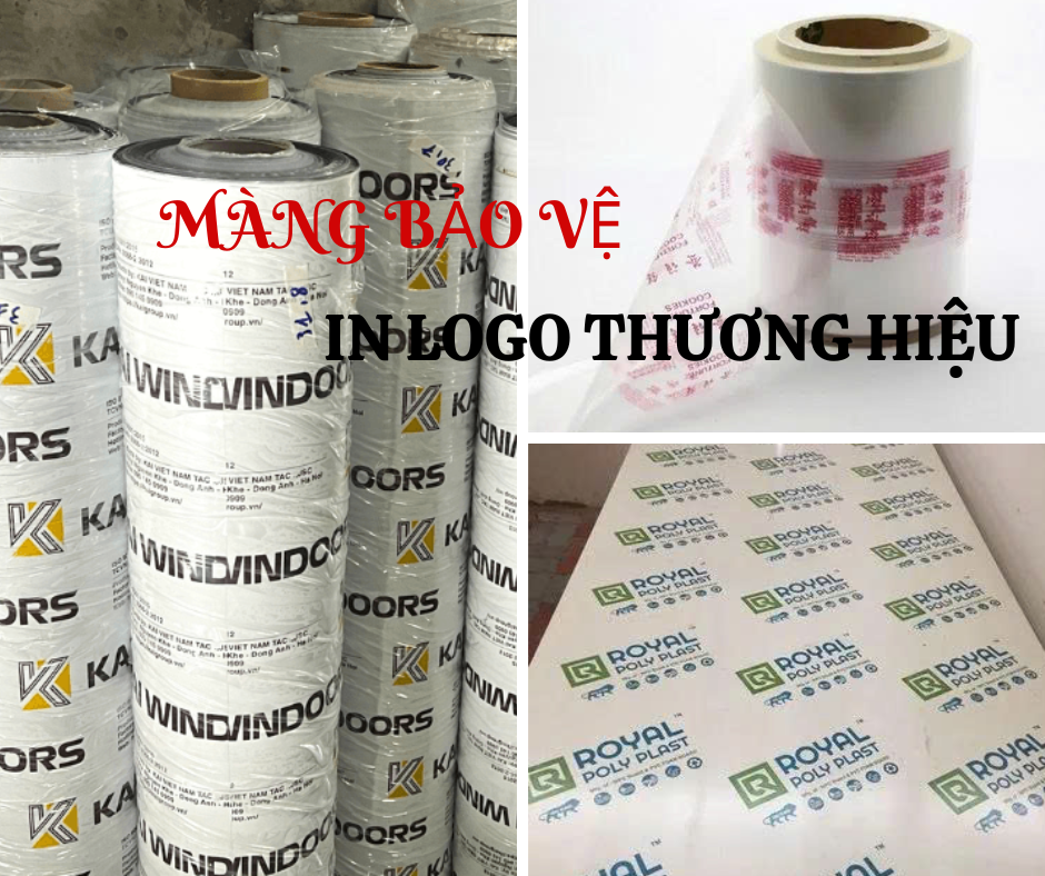 Ứng dụng đa dạng của màng bảo vệ in logo thương hiệu