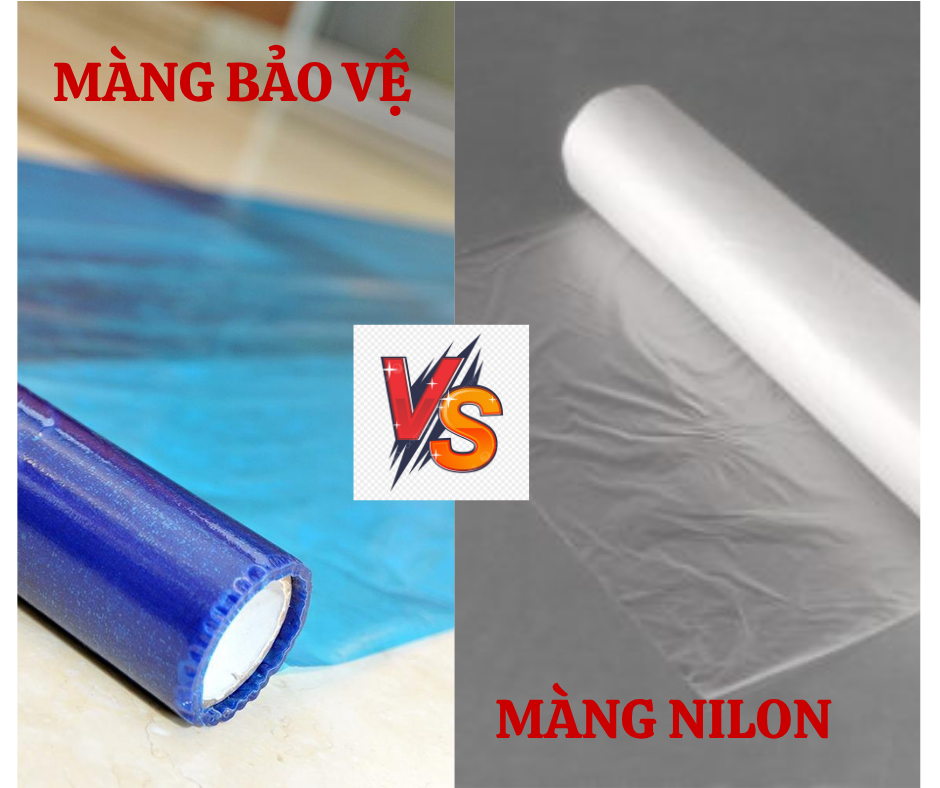 So sánh giữa màng bảo vệ và màng nilon