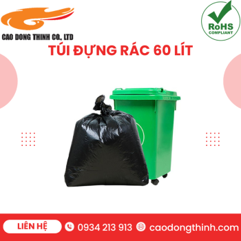Túi đựng rác đen 60 lít chất lượng cao