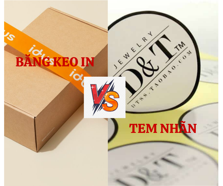 Doanh nghiệp nên sử dụng băng keo in hay tem nhãn