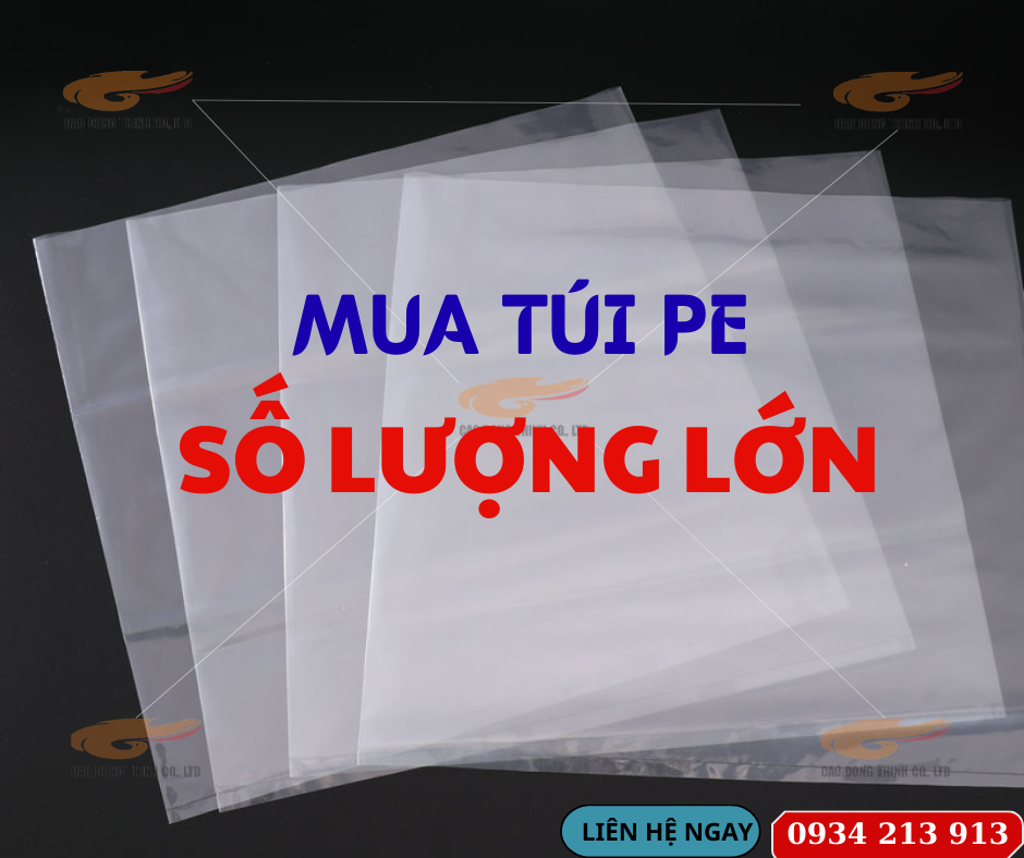 Mua túi PE số lượng lớn tiết kiệm chi phí cho doanh nghiệp