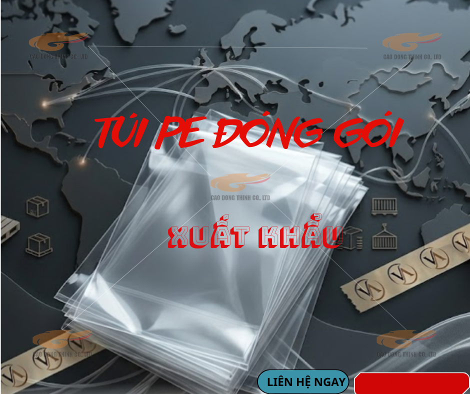 Túi PE đóng gói hàng xuất khẩu chất lượng cao