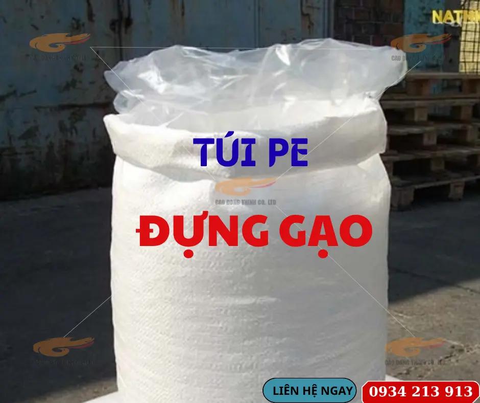 Túi PE đựng gạo chất lượng cao Cao Đông Thịnh