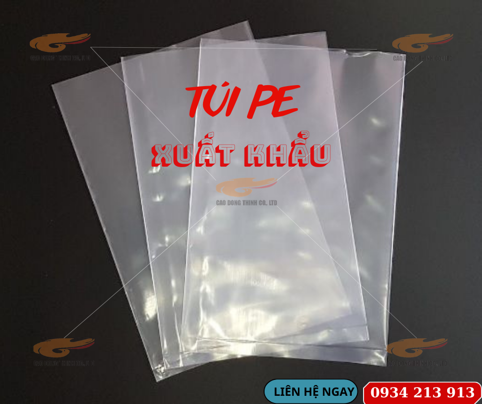 Túi PE xuất khẩu chất lượng cao