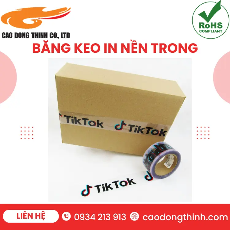 Băng keo in nền trong chất lượng cao